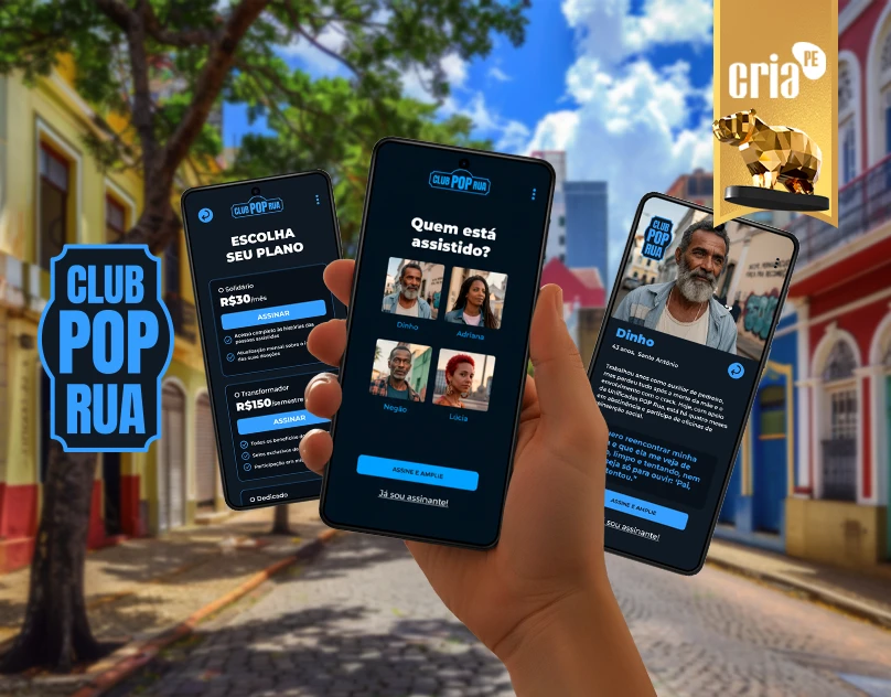 Capa do projeto CLUB POP RUA - QUEM ESTÁ ASSISTIDO?